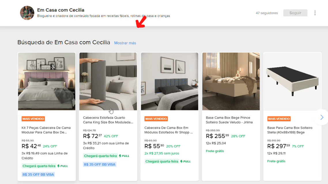 Como navegar - clique em Mostrar mais
